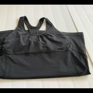 Lululemon active wear, black, size M.
